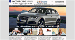 Desktop Screenshot of motorcadespain.com